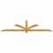 Ekena Millwork Redmond Rough Sawn Timber Gable Bracket, Western Red Cedar, 108"W x 22"H x 2"D x 4"F, 5/12 Pitch GBW108X22X0204RED00RWR - alternate 1